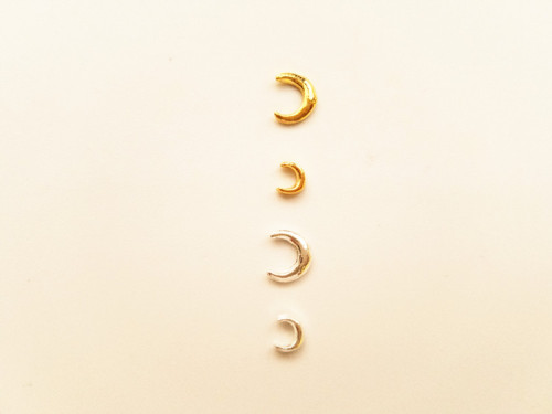 Moon Metal Rivets UV Nail DIY Decorative Accessories Gold and Silver