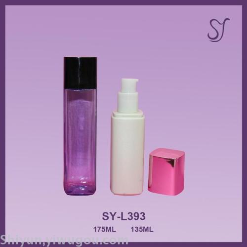 175ml 135ml rectangular cylinder care oil， lotion packaging bottle