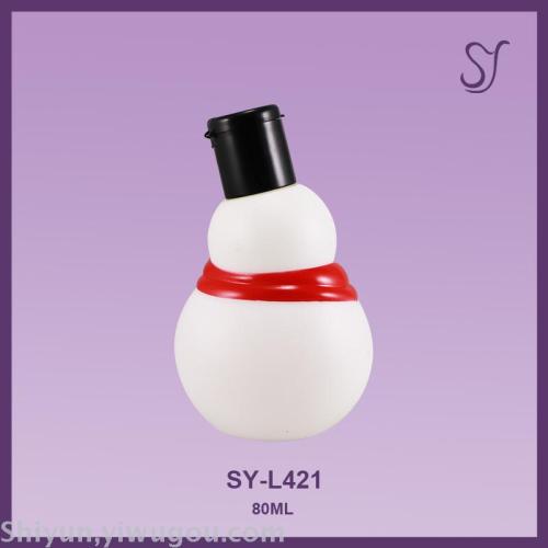 80ml snowman-type child care lotion packaging bottle