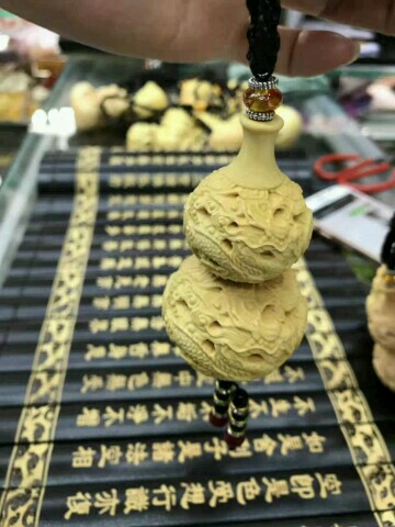 龙葫芦黄杨木佛珠手链饰品礼品