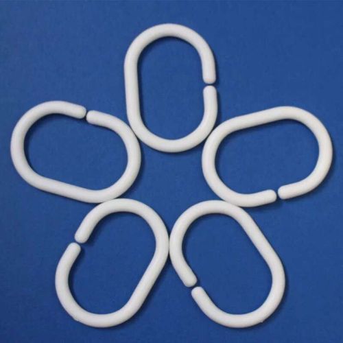 bath curtain hook ‘c-type hooks 12 sets of shower curtain hooks strong toughness and not easy to break
