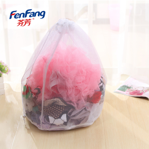 factory direct drawstring polyester laundry bag thickened large drawstring wash bag