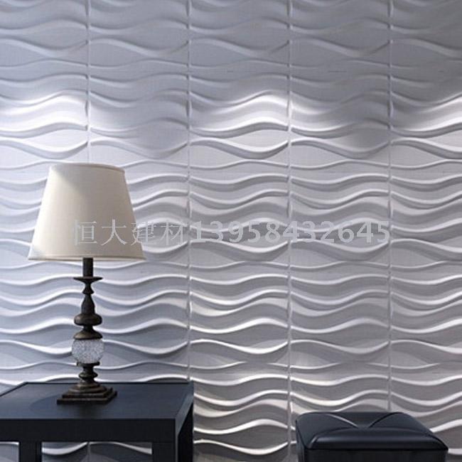 竹纤维环保3D墙面板快速装饰室内墙板厂家直销护墙板详情2