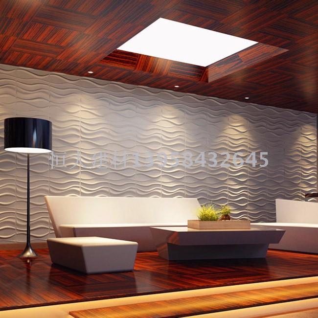 竹纤维环保3D墙面板快速装饰室内墙板厂家直销护墙板详情3