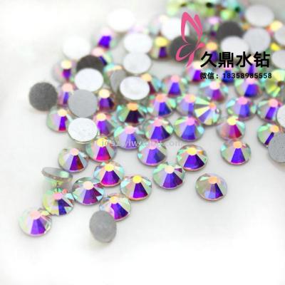 SS16 flat diamond AB color rhinestone mobile phone shell special drill for nail factory outlet