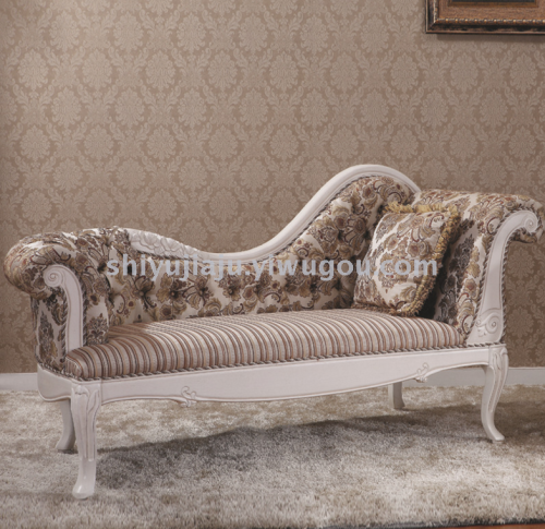 Yiwu Foreign Trade European Style Solid Wood Chaise Longue Classical Princess Chair Foreign Wedding Bridal Sofa