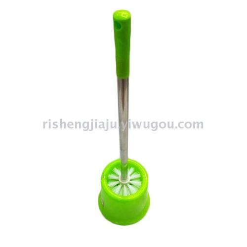 Stainless Steel Handle round Base Ball Head Toilet Brush Set RS-3506