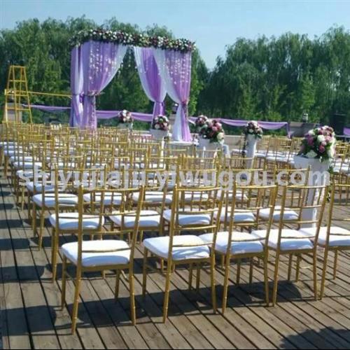Hotel Banquet Bamboo Chair Outdoor Wedding Chair Wedding Tables and Chairs Customized Foreign Banquet Bamboo Chair
