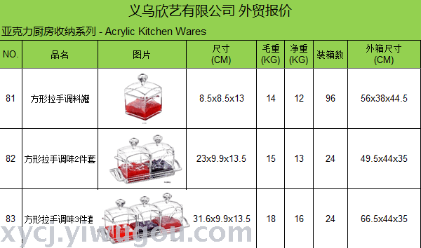 New style of acrylic storage box for sealed seasoning jars 5010 5011 pic 16