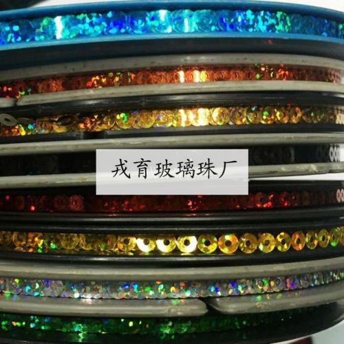 Yikai Sequin 5mm Flat Laser High Temperature Pet Computer Embroidery Accessories Wireless with Plate