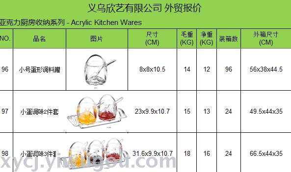 New style of acrylic storage box for sealed seasoning jars 5010 5011 pic 11