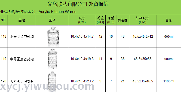 New style of acrylic storage box for sealed seasoning jars 5010 5011 pic 12