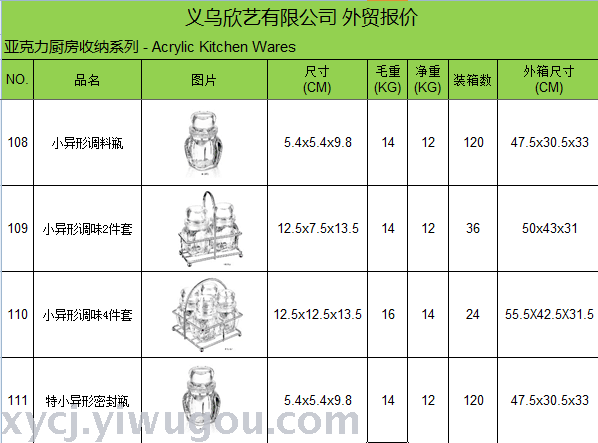 New style of acrylic storage box for sealed seasoning jars 5010 5011 pic 14