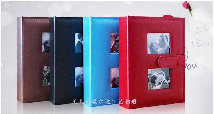 高档皮革婚庆相册7寸200张礼品工艺影集