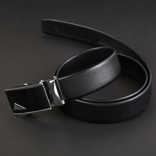 Men‘s Black Automatic Buckle Belt Casual Fashion Pants Belt Belt