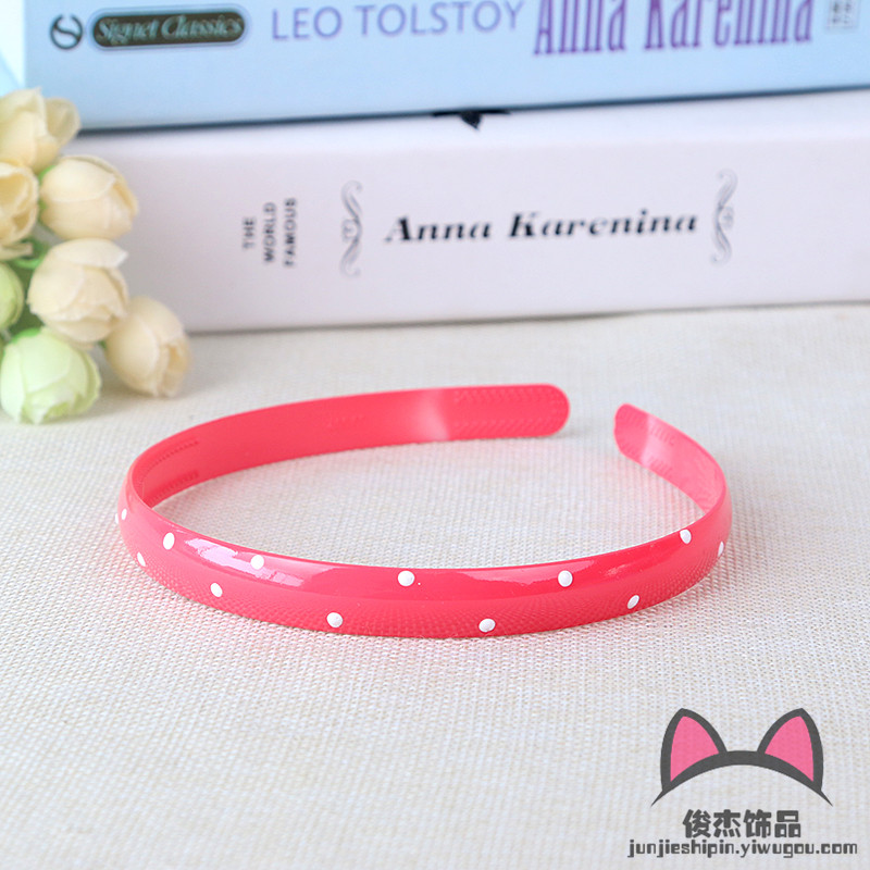 儿童可爱带齿波点头箍宝宝塑料发箍发饰糖果色