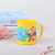 Cute Cartoon Water Bottle PVC Soft Rubber Mug Daily Children's Toothbrush Gargling Cup Pieces