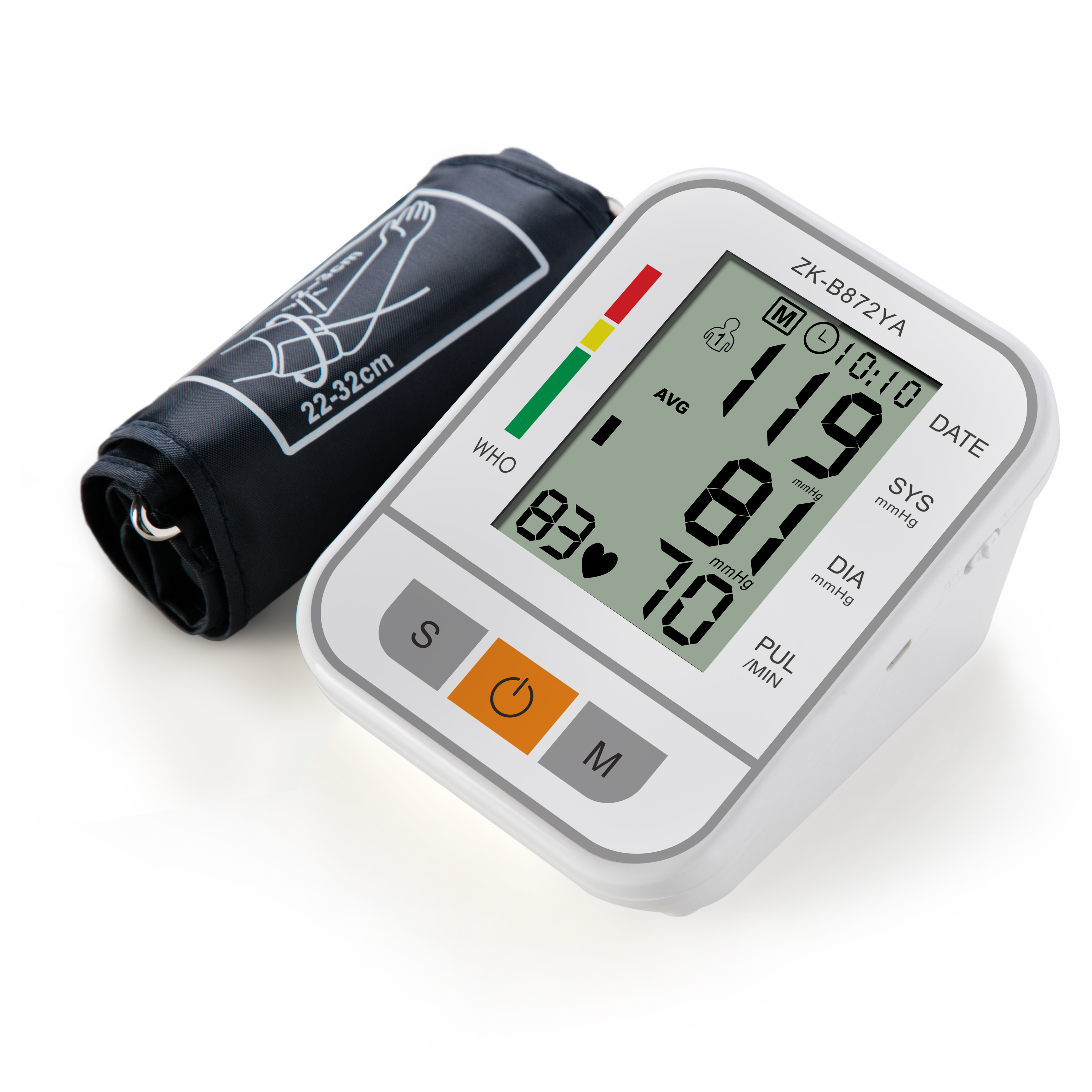 血压测量仪家用老人上臂式血压仪量血压全自动