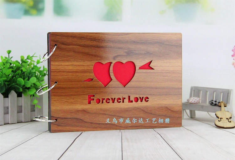 DIY木质相册10寸创意影集韩版青春纪念册手工相册