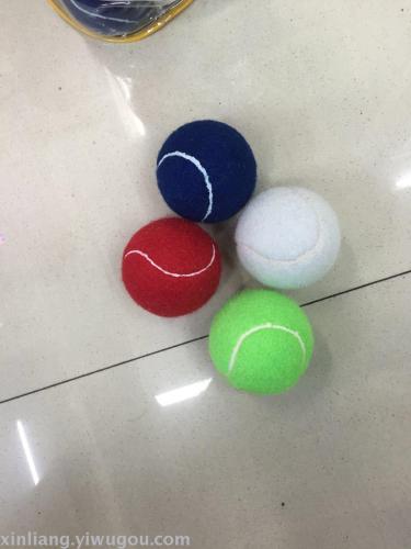 manufacturer‘s first-class pet training color promotion tennis advertising gift ball customizable color customized logo