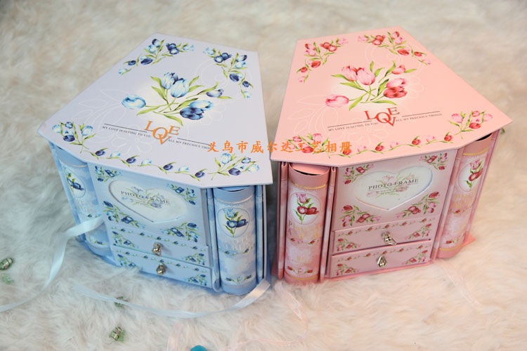 多功能盒装相册艺术礼品6寸160张宝宝成长纪念影集