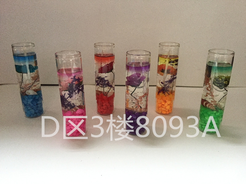 创意透明果冻蜡烛浪漫玫瑰花摆图情人节求婚表白生日蜡烛厂家直销