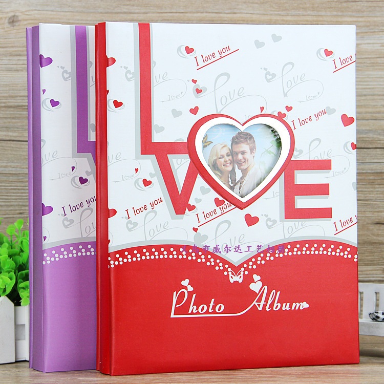 简易版婚庆礼品相册8寸120张工艺家庭成长纪念影集