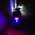 LED motorcycle burst flash taillights red and blue flash warning lights led anti-chase fog lights