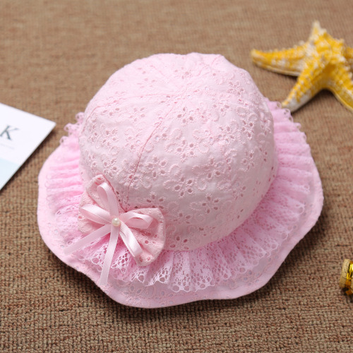 baby basin hat all-match solid color newborn hat cotton children fisherman hat