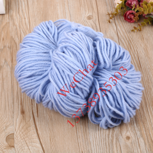 Light Purple Acrylic Wool Handmade Acrylic Hook Woven Slippers Cushion Large Coarse Yarn Dacron Thread