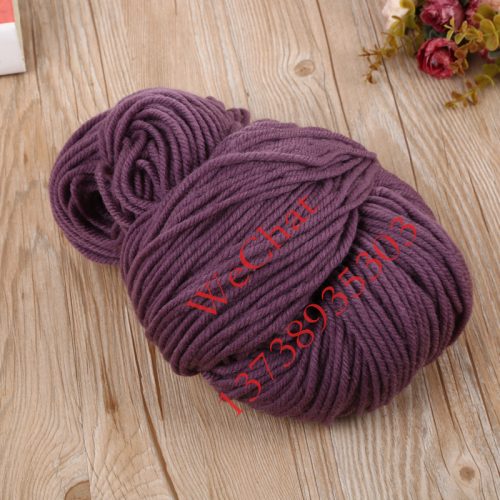 Factory Direct Polyester Wool Large Thick Line 4-Strand Scarf Line Hat thread 
