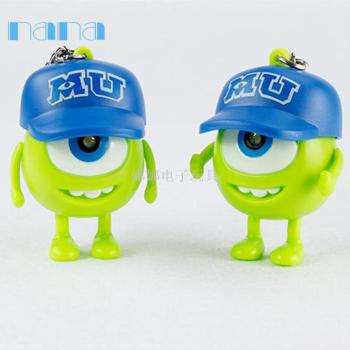 [大眼仔钥匙扣LED发声带灯 怪兽大学卡通钥匙链] 大眼仔钥匙扣LED发声带灯 怪兽大学卡通钥匙链