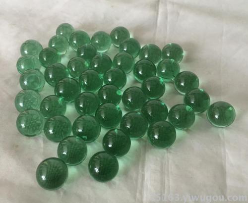 20 PCs 17mm Crystal Green Glass Marbles 17mm Marbles 1.7cm round Ball
