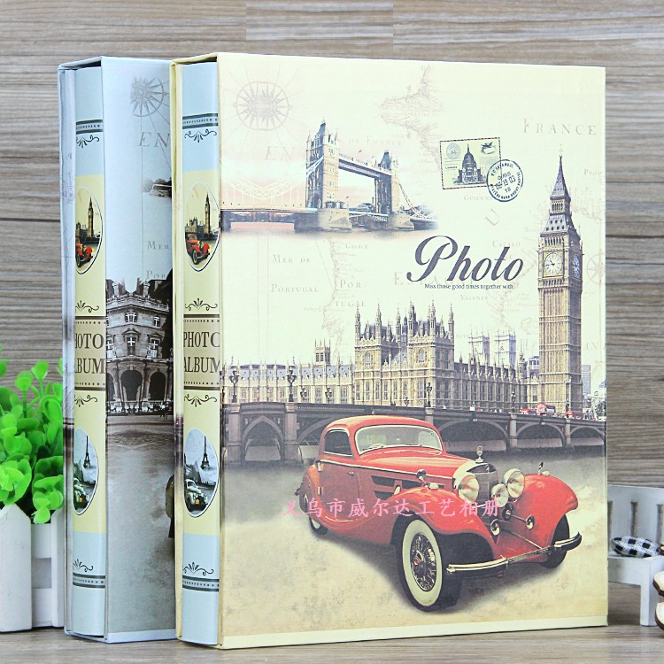 创意卡通7寸200张相册工艺品宝宝成长册精美影集