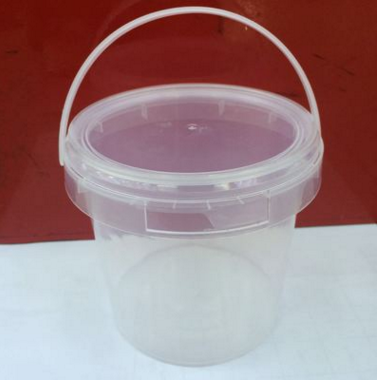 factory wholesale transparent plastic handle barrel children‘s toys accessories storage bucket