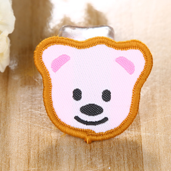 可爱卡通熨烫名字贴外贸刺绣布贴