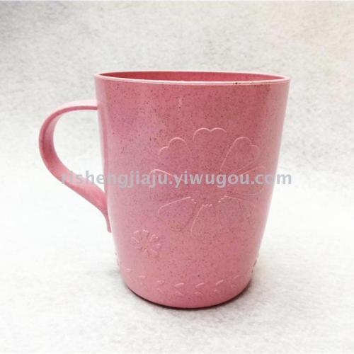 High-Grade Decomposable Wheat Flavor Cup with Handle Degradation Cup RS-200552