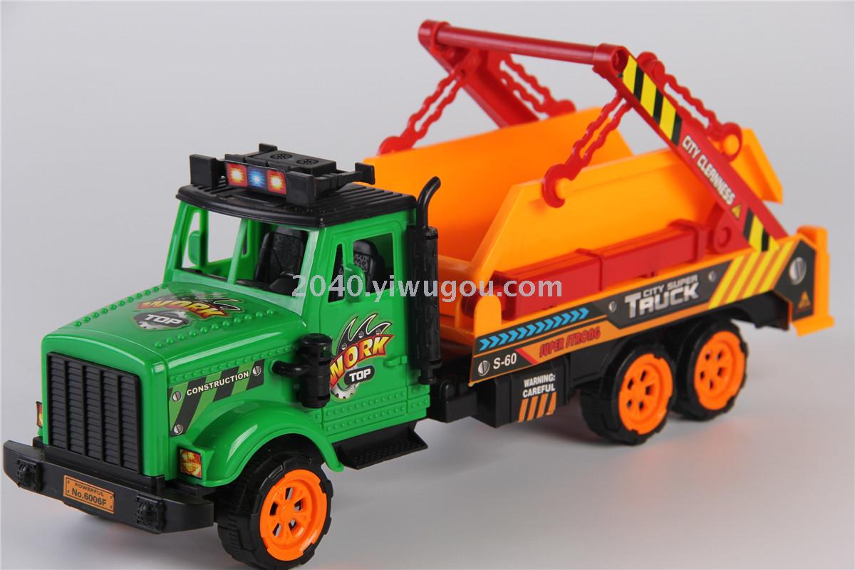 儿童玩具批发 惯性工程车 F07878玩具车OPP包装