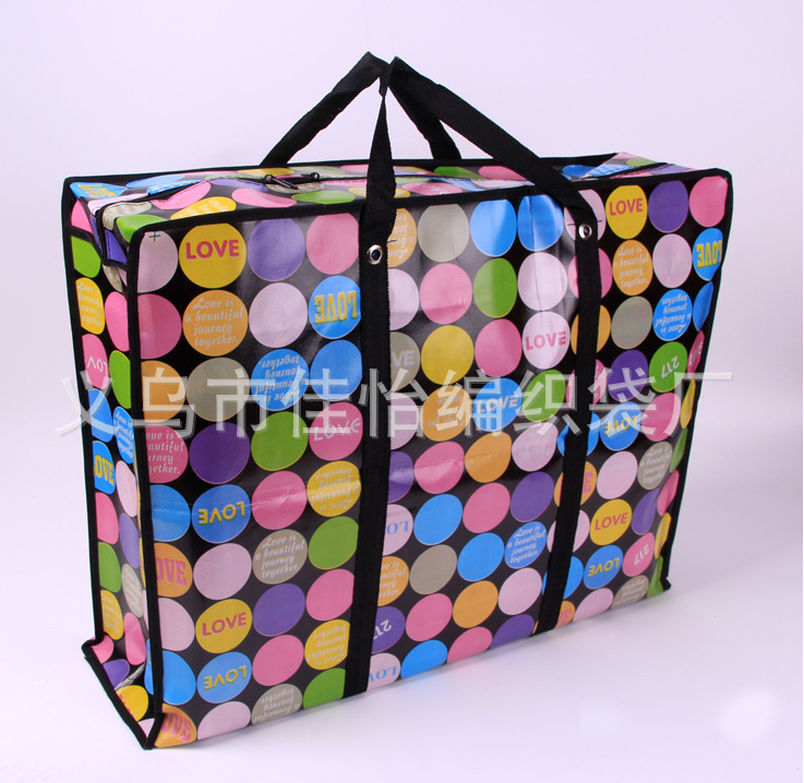 [xiziyun  bag] the new product spot color printing non-woven woven green bag thickening 175g 70*55*23