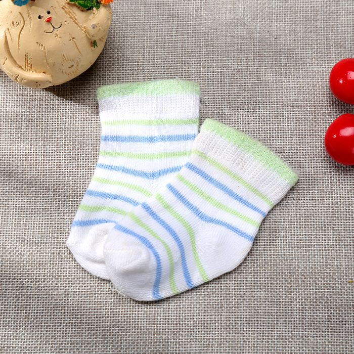 0到1岁儿童宝宝袜纯棉网眼袜点胶短袜不勒脚