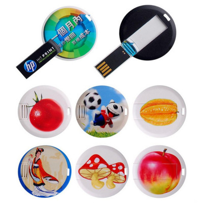 Jhl-120 8g circular card usb flash card for the exhibition advertising gift customization..