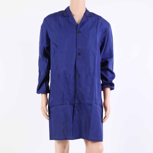 blue coat overalls
