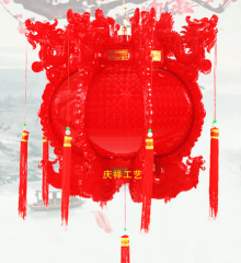 Red Lantern Rotating Led Waterproof Crystal Lantern Decoration Housewarming New Year Walking Lantern