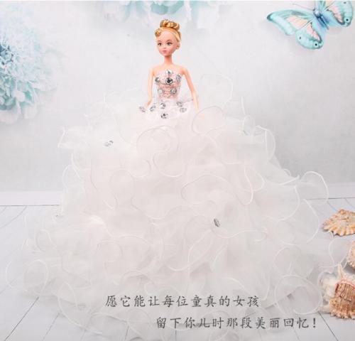 Barbie Doll Festival Gift Present Send Students to Give Birth to Children Elsa Doll Six Princesses