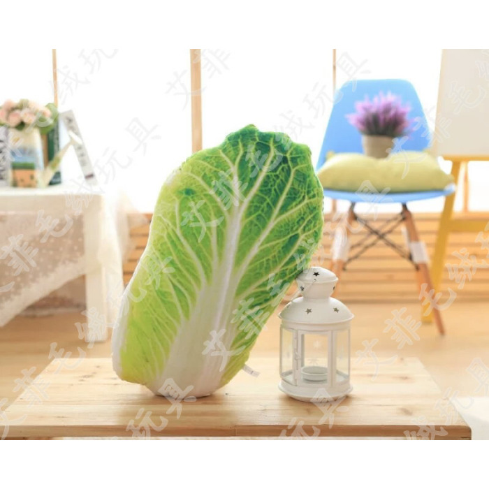 创意3D仿真毛绒玩具蔬菜抱枕大白菜抱枕坐垫靠垫详情7