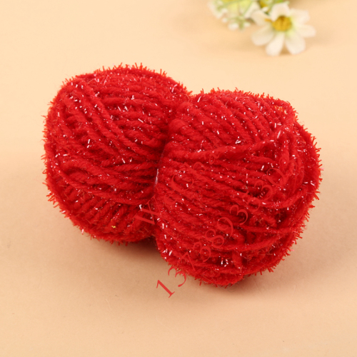 Seven Kilometers Wool Bright Silk Spun Glass Wool Wool Ball Children‘s Handmade DIY Woven Material Hot Sale