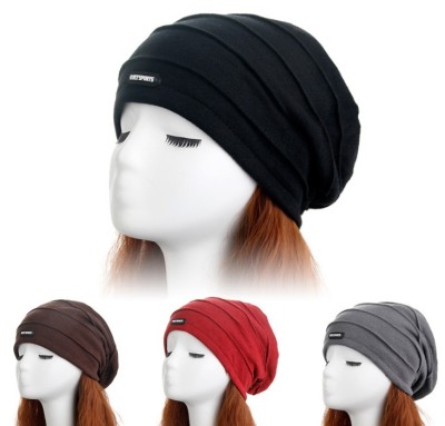 Korean version of the letter knitted hat Ms. warm labeling head cap cap cap men's wool hat