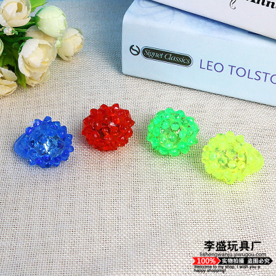 Plush Soft Glow Ring Pomegranate Flash Ring Concert Hot sale stall toy
