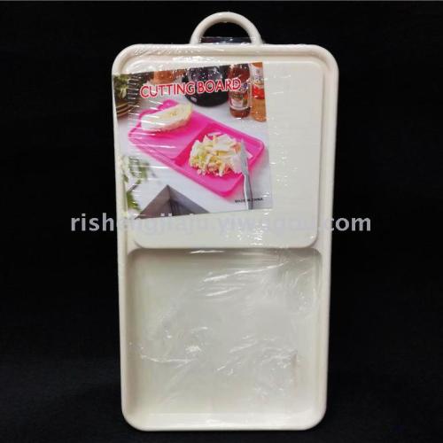 Rectangular Cutting Board with Vegetable Filling Groove Anti-Skid Anti-Overflow Chopping Board RS-8318