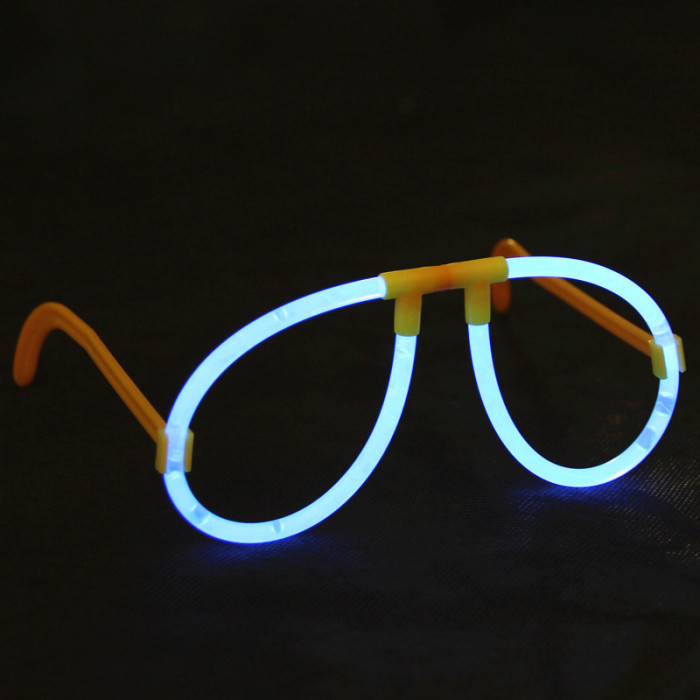 抖音舞蹈气氛助威道具椭圆形荧光发光眼镜夜间儿童恶搞新奇玩具详情16